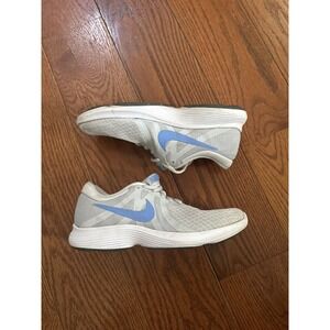 Women's blue and gray Nikes size 7